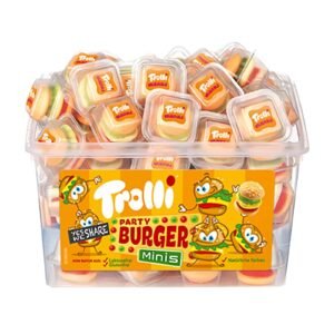 TROLLI PARTY BURGER MINIS 60PCS