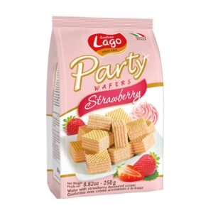 LAGO PARTY WAFERS STRAWBERRY 10x250G