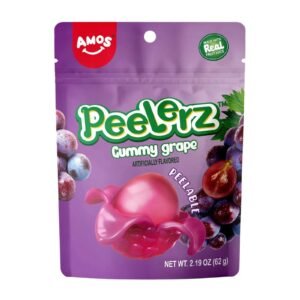 AMOS PEELERZ GUMMY GRAPE 12x65G