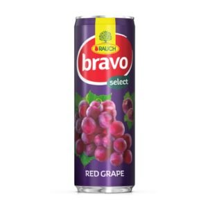 BRAVO RED GRAPE DRINK 24x250ML