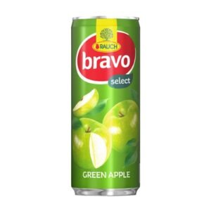 BRAVO GREEN APPLE DRINK 24x250ML