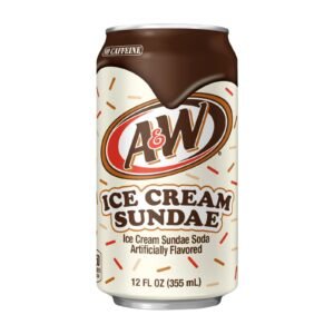 AMERICAN A&W ICE CREAM SANDAE 12x355ML