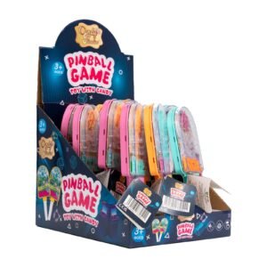 CANDY PARADISE PINBALL MACHINE TOY WITH CANDY 12x1PCs