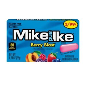 AMERICAN MIKE & IKE SWEET CANDY BERRY BLAST 24x22G