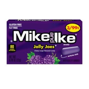 AMERICAN MIKE & IKE SWEET CANDY JOLLY JOES GRAPE 24x22G