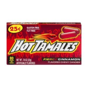 AMERICAN MIKE & IKE HOT TAMALES FIERCE CINNAMON 24x22G