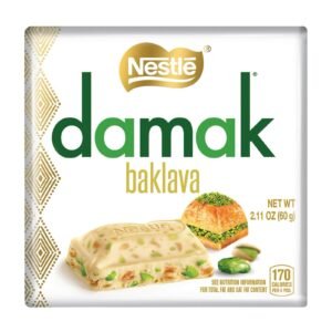 NESTLE DAMAK FINE CHOCOLATE W/PISTACHIO 6x60G