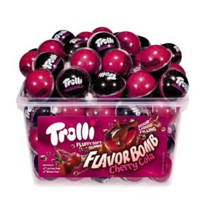 TROLLI FLAVOR BOMB SOUR GLOWWORMS 60PCs