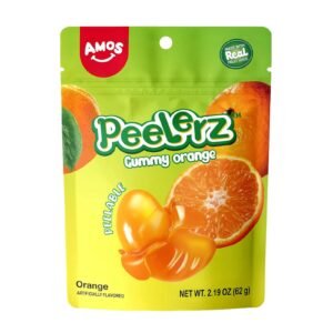 AMOS PEELERZ GUMMY ORANGE 12x65G