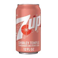 AMERICAN 7 UP SHIRLEY TEMPLE POMEGRANATE AND CHERRY 12x355ML