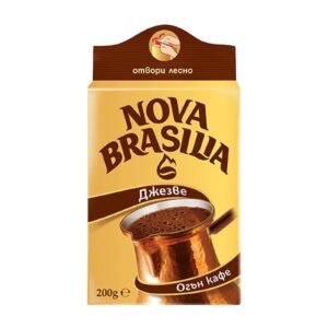 NOVA BRAZILIA GRINDED JEZVE BROWN COFFEE 12x200G