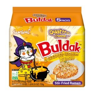 BULDAK QUATTRO CHEESE (5 PACK) 8x725G