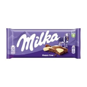 MILKA CHOCOLATE HAPPY COWS MILK & WHITE 24x90G