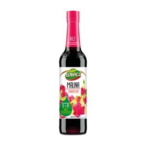 LOWICZ RASPBERRY AND LINDEN SYRUP 6x400ML