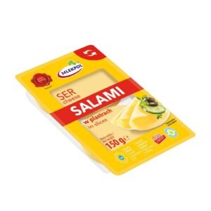 MLEKPOL SLICE CHEESE SALAMI 12x150G