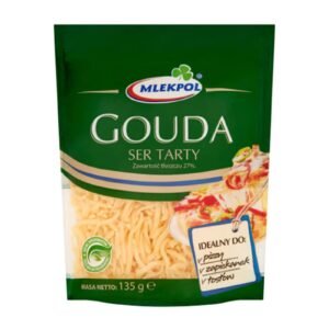 MLEKPOL GRATED GOUDA CHEESE 12x135G