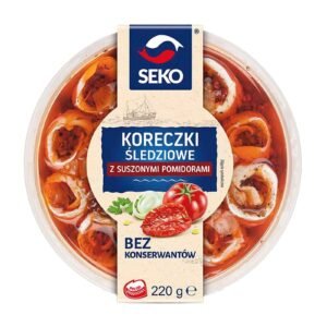 SEKO HERRING CORKS WITH DRIED TOMATO 12x220G