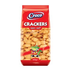 CROCO CRACKERS SALTED 12x400G
