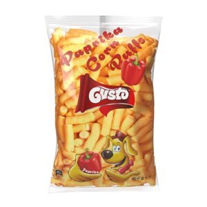 GUSTO CORN PUFFS PUFULETI PAPRIKA 9x80G