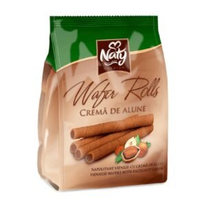 NATY PREMIUM WAFER ROLLS  HAZELNUT 9x200G