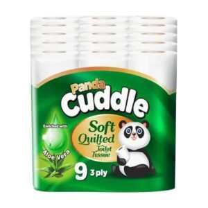 CUDDLE 3 PLY TOILET ROLLS ALOE VERA 5x9 ROLLS