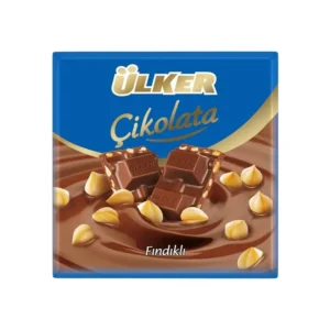 ULKER CHOCOLATE HAZELNUT SQUARE BITTER 6x60G