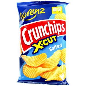 LORENZ CRUNCHIPS X-CUT SALTED 12X130G