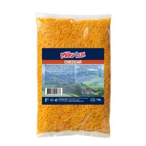 MILKY LUX GRATED CHEDDAR 14x150G