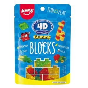 AMOS 4D GUMMY BLOCKS 12x72G